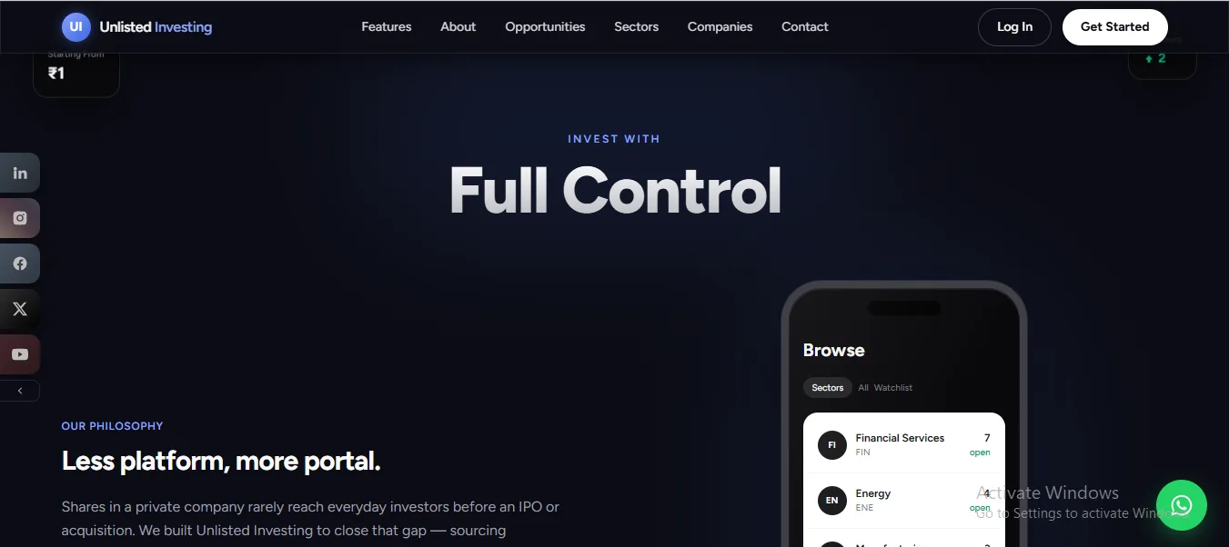 Financial Investment Portal
