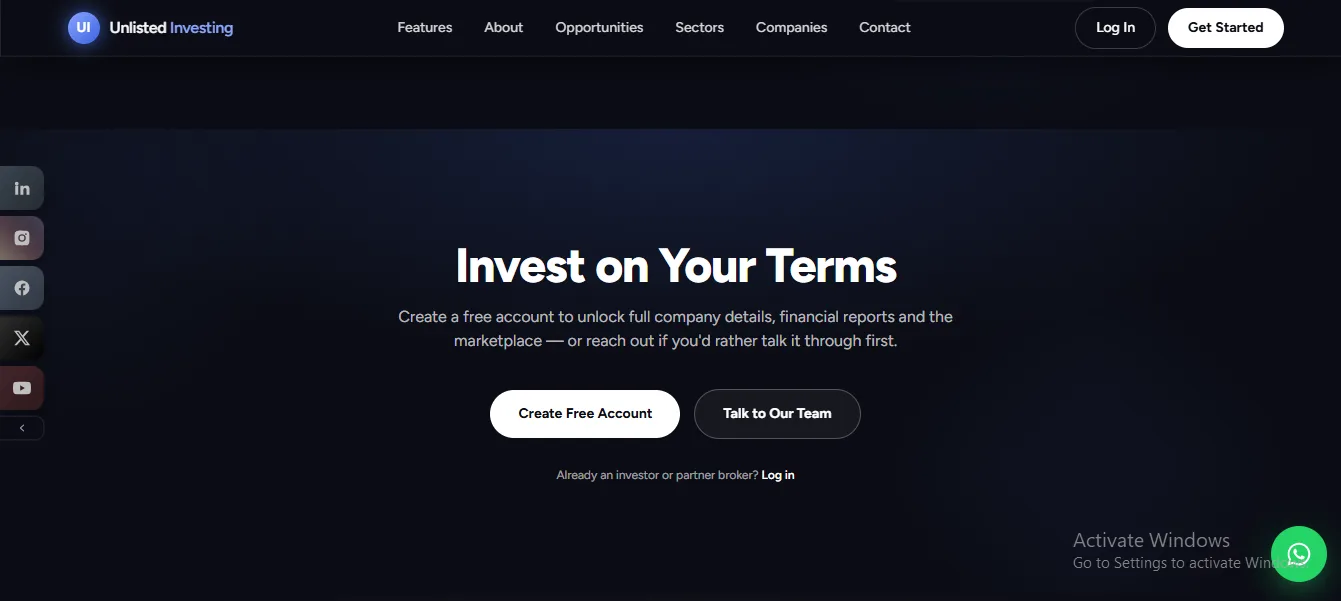 Financial Investment Portal
